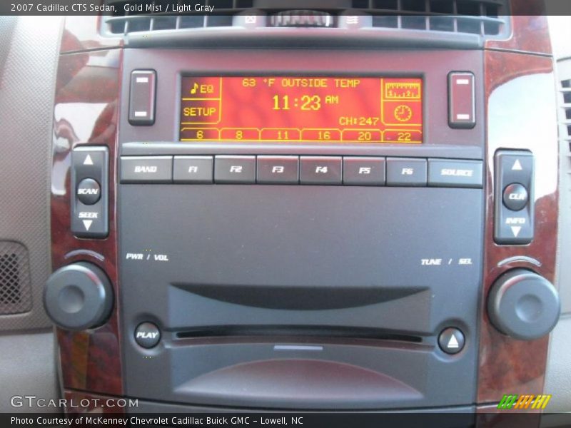 Gold Mist / Light Gray 2007 Cadillac CTS Sedan