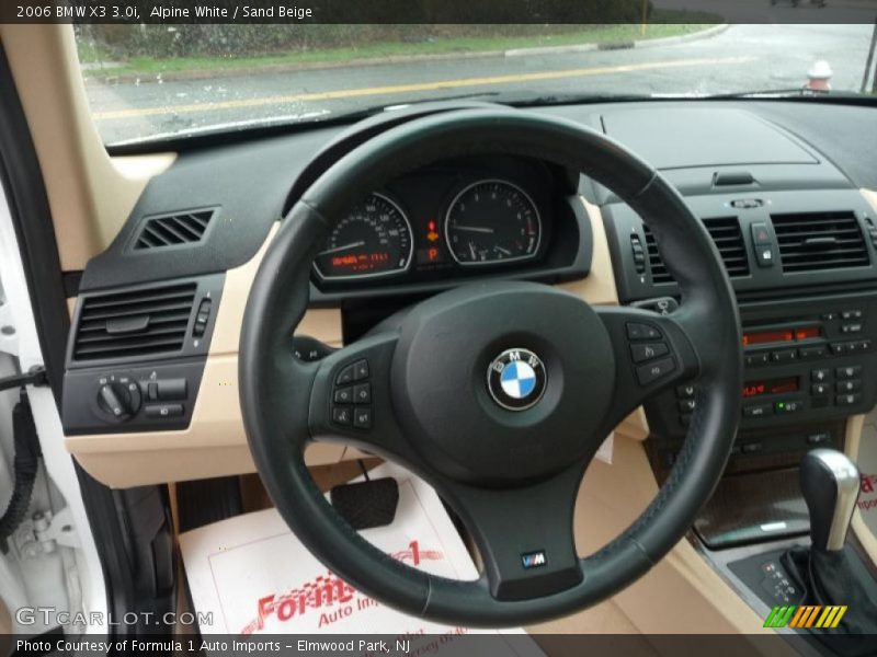 Alpine White / Sand Beige 2006 BMW X3 3.0i