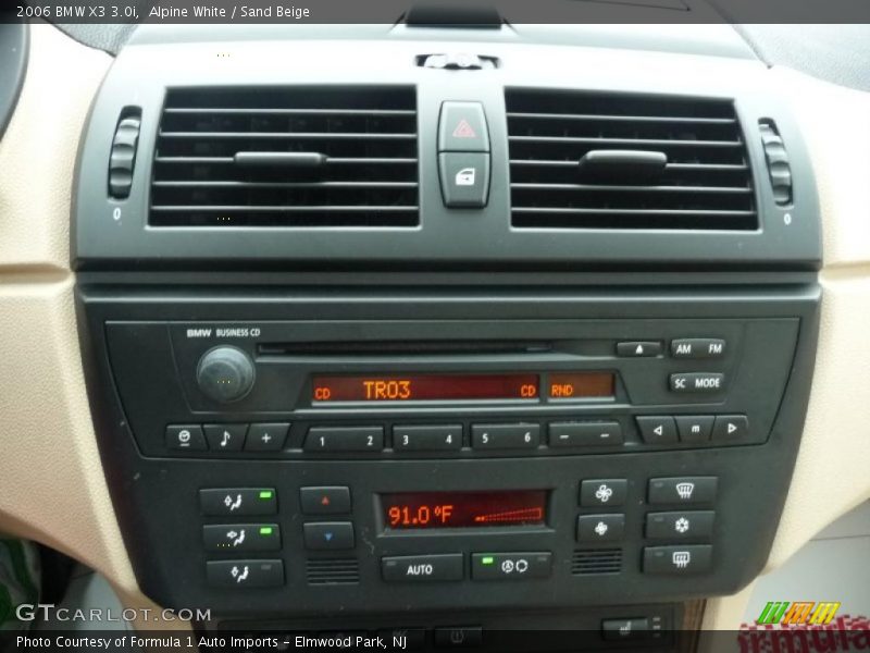 Alpine White / Sand Beige 2006 BMW X3 3.0i