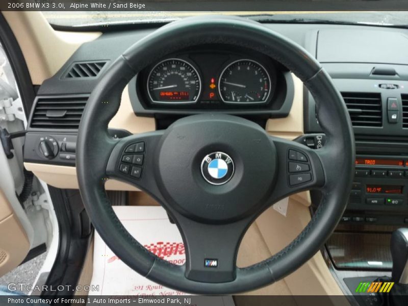 Alpine White / Sand Beige 2006 BMW X3 3.0i