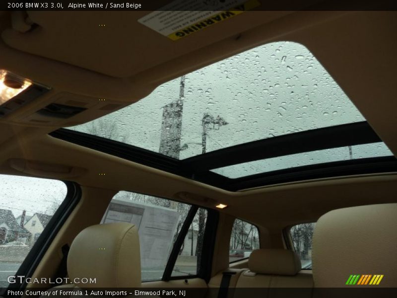 Alpine White / Sand Beige 2006 BMW X3 3.0i