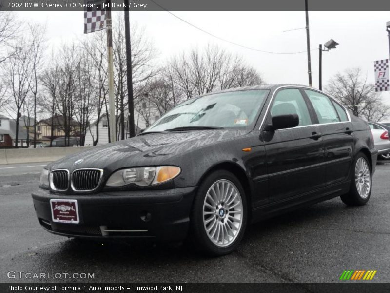 Jet Black / Grey 2002 BMW 3 Series 330i Sedan