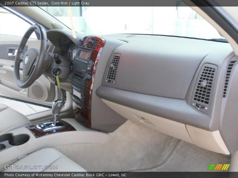 Gold Mist / Light Gray 2007 Cadillac CTS Sedan