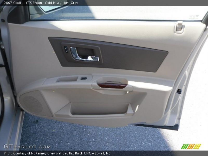 Gold Mist / Light Gray 2007 Cadillac CTS Sedan