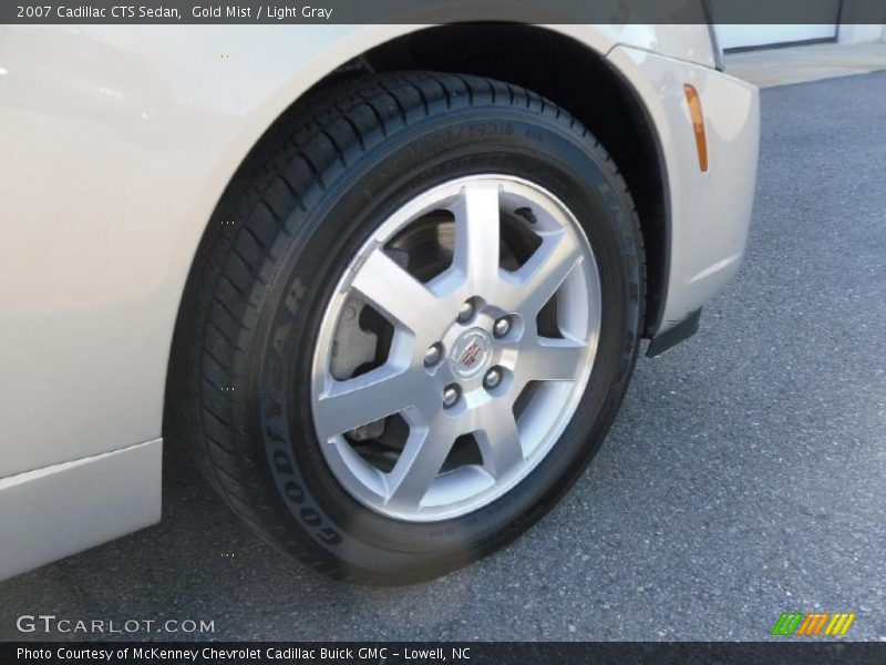 Gold Mist / Light Gray 2007 Cadillac CTS Sedan