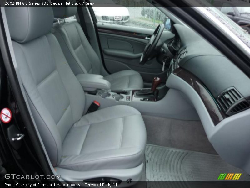Jet Black / Grey 2002 BMW 3 Series 330i Sedan