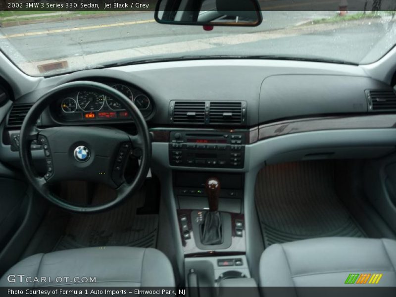 Jet Black / Grey 2002 BMW 3 Series 330i Sedan