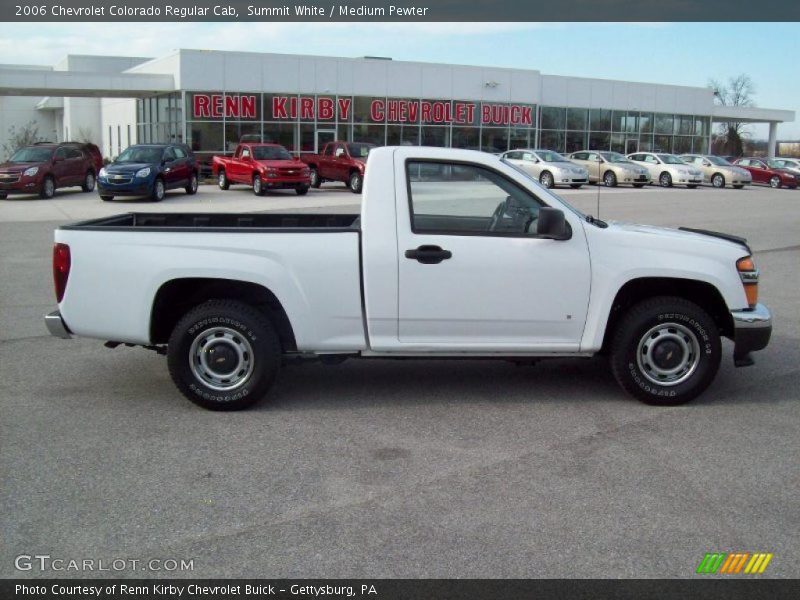 Summit White / Medium Pewter 2006 Chevrolet Colorado Regular Cab