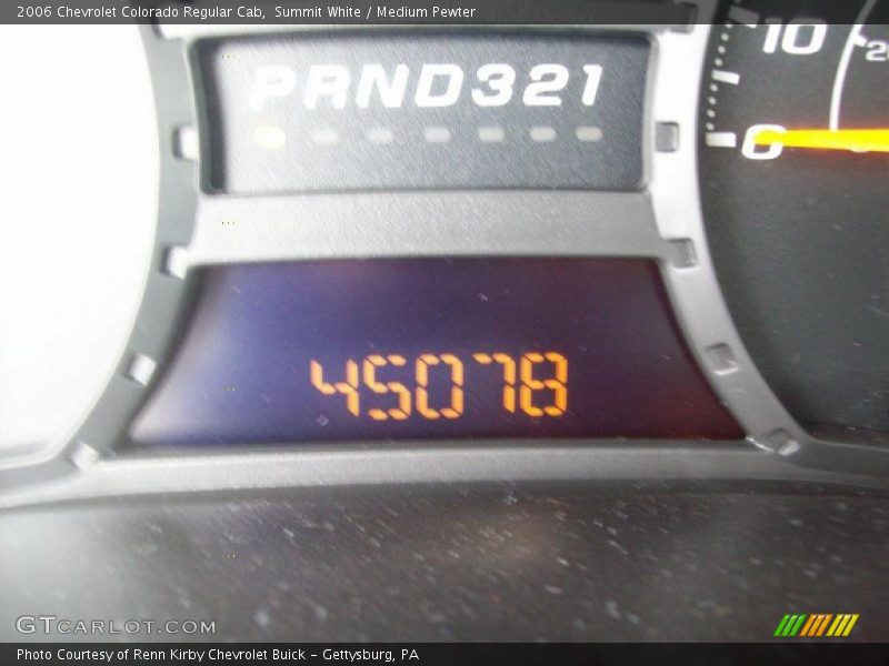 Summit White / Medium Pewter 2006 Chevrolet Colorado Regular Cab