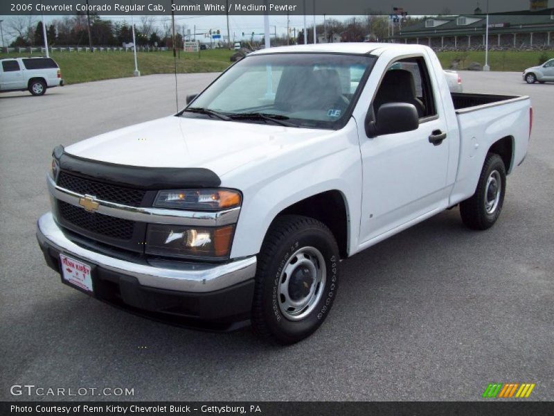 Summit White / Medium Pewter 2006 Chevrolet Colorado Regular Cab