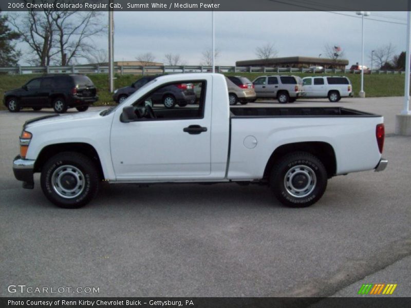 Summit White / Medium Pewter 2006 Chevrolet Colorado Regular Cab