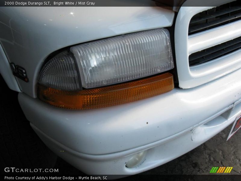 Bright White / Mist Gray 2000 Dodge Durango SLT