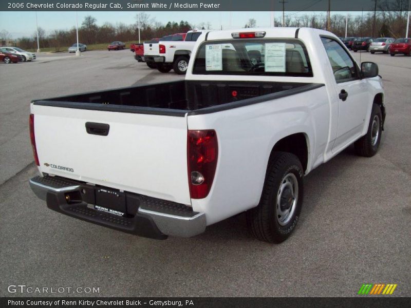 Summit White / Medium Pewter 2006 Chevrolet Colorado Regular Cab