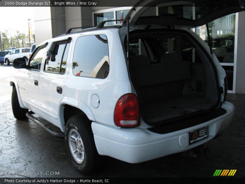 Bright White / Mist Gray 2000 Dodge Durango SLT