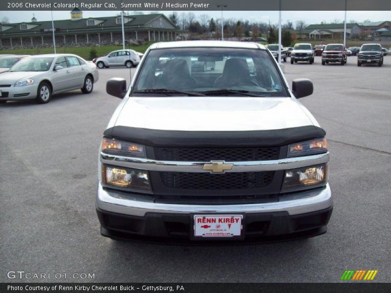 Summit White / Medium Pewter 2006 Chevrolet Colorado Regular Cab