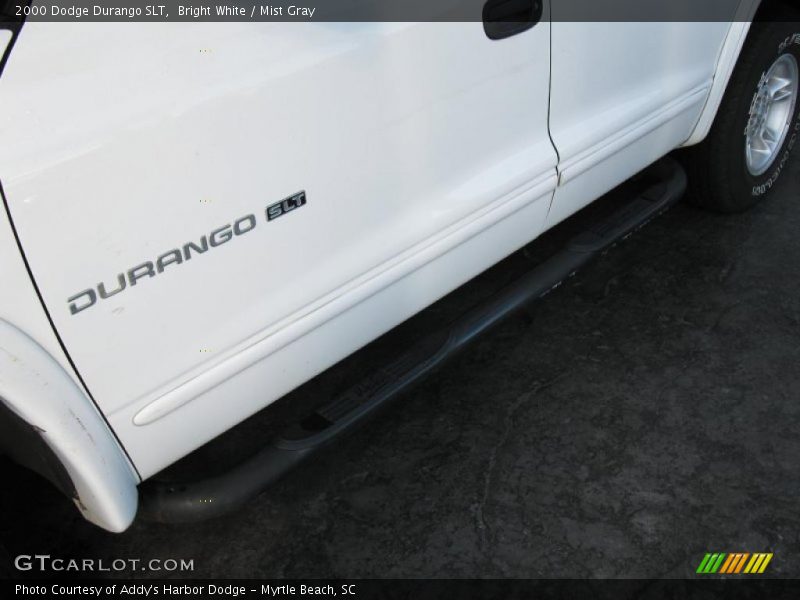 Bright White / Mist Gray 2000 Dodge Durango SLT