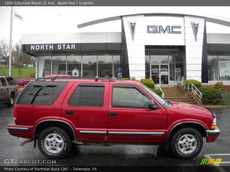 Apple Red / Graphite 1998 Chevrolet Blazer LS 4x4