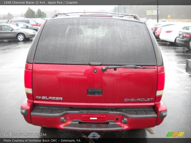 Apple Red / Graphite 1998 Chevrolet Blazer LS 4x4