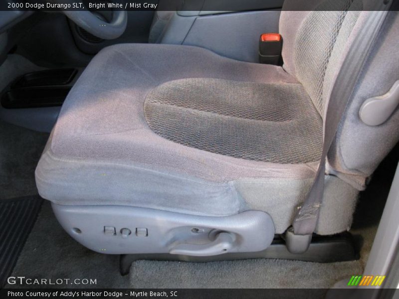 Bright White / Mist Gray 2000 Dodge Durango SLT