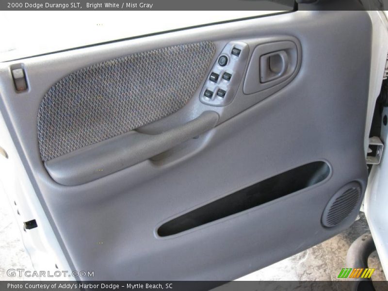 Bright White / Mist Gray 2000 Dodge Durango SLT