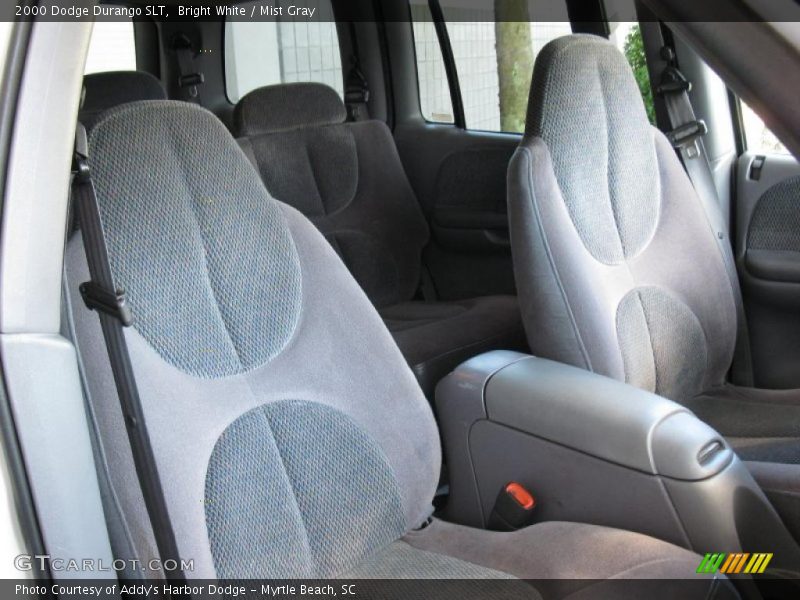 Bright White / Mist Gray 2000 Dodge Durango SLT