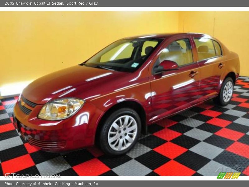 Sport Red / Gray 2009 Chevrolet Cobalt LT Sedan