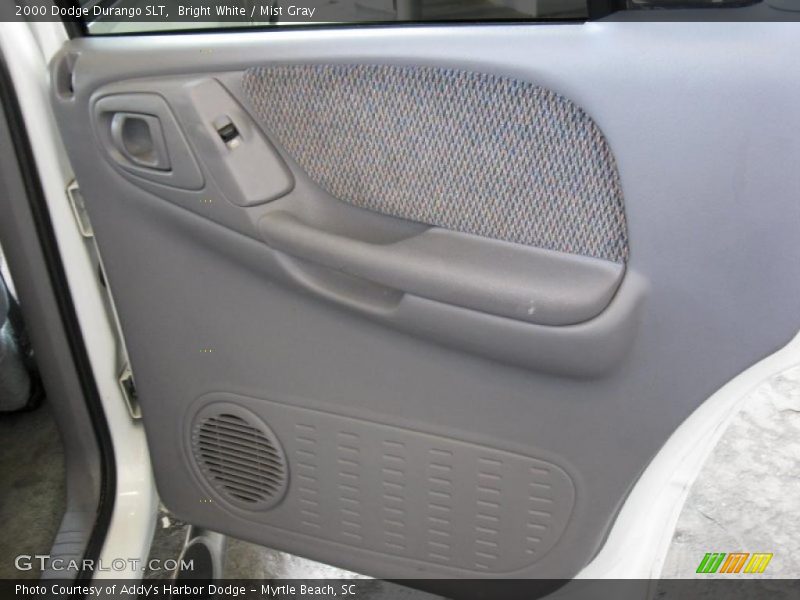 Bright White / Mist Gray 2000 Dodge Durango SLT