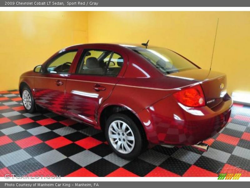 Sport Red / Gray 2009 Chevrolet Cobalt LT Sedan