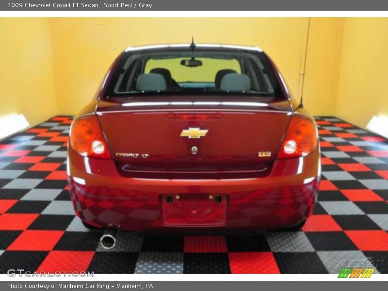 Sport Red / Gray 2009 Chevrolet Cobalt LT Sedan