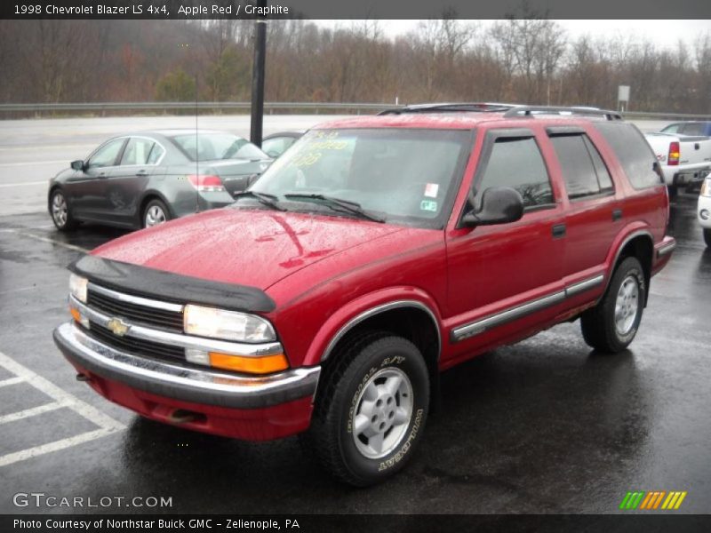 Apple Red / Graphite 1998 Chevrolet Blazer LS 4x4