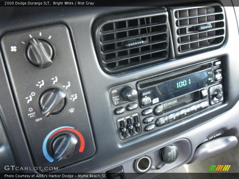 Bright White / Mist Gray 2000 Dodge Durango SLT