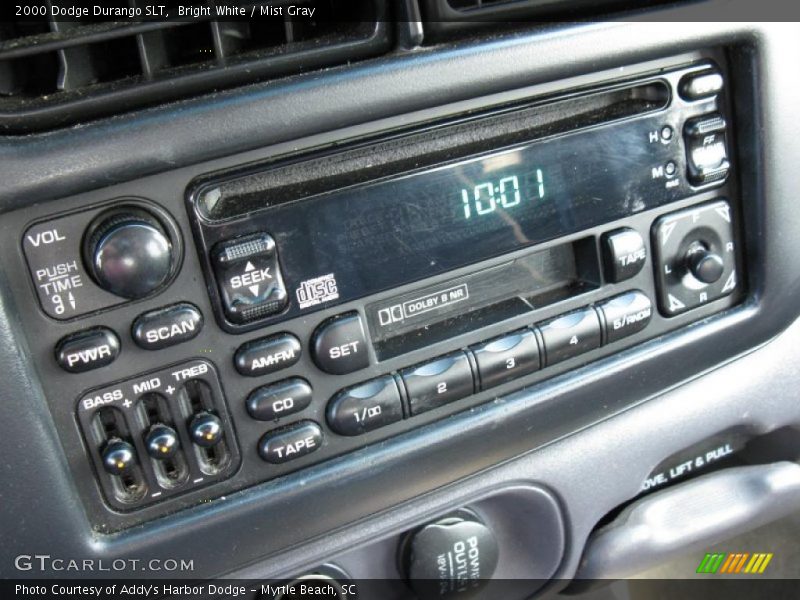 Bright White / Mist Gray 2000 Dodge Durango SLT