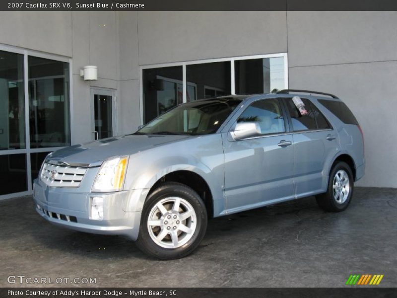 Sunset Blue / Cashmere 2007 Cadillac SRX V6