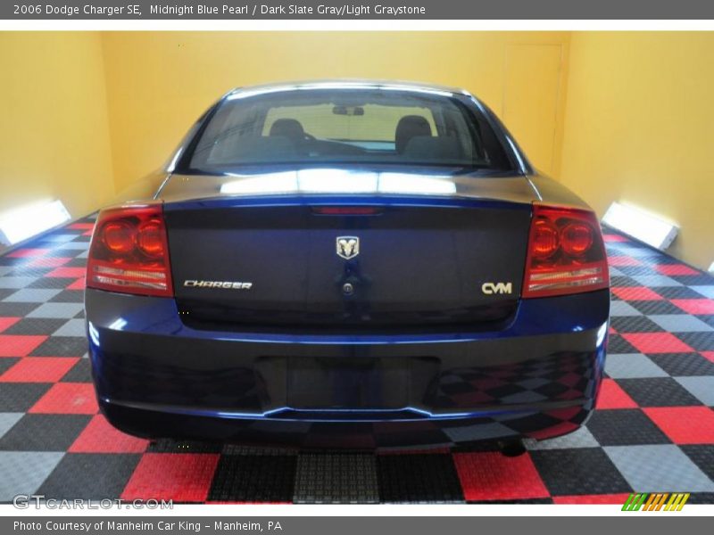Midnight Blue Pearl / Dark Slate Gray/Light Graystone 2006 Dodge Charger SE