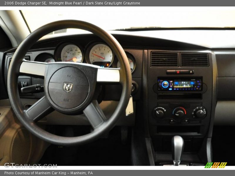 Midnight Blue Pearl / Dark Slate Gray/Light Graystone 2006 Dodge Charger SE