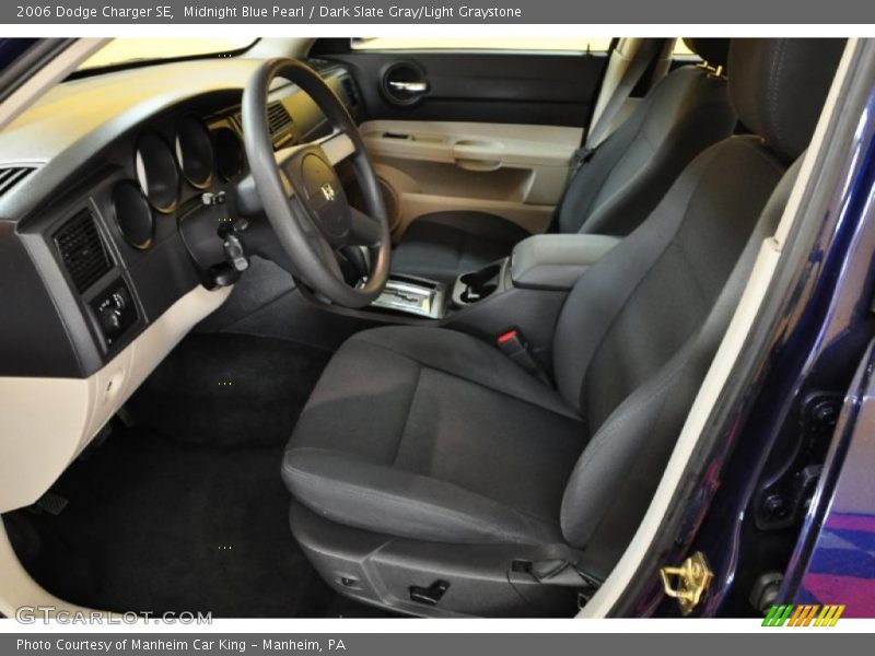 Midnight Blue Pearl / Dark Slate Gray/Light Graystone 2006 Dodge Charger SE