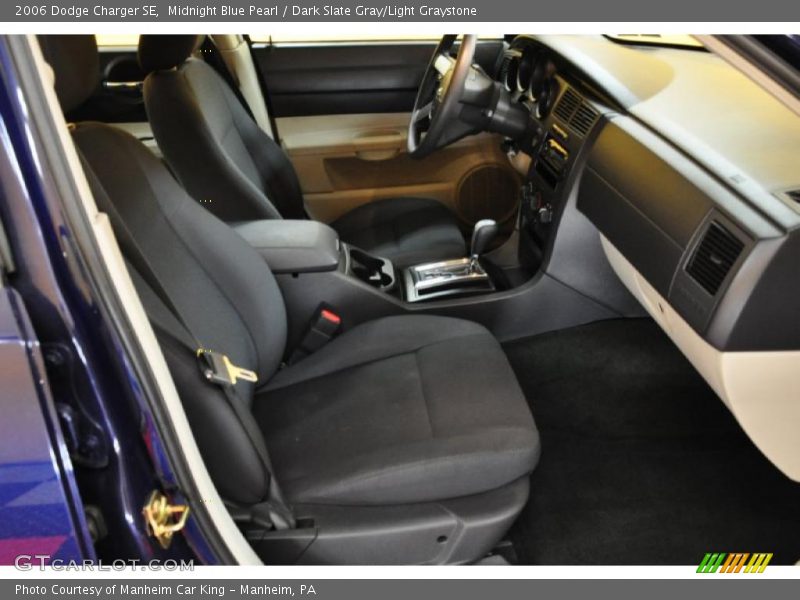 Midnight Blue Pearl / Dark Slate Gray/Light Graystone 2006 Dodge Charger SE