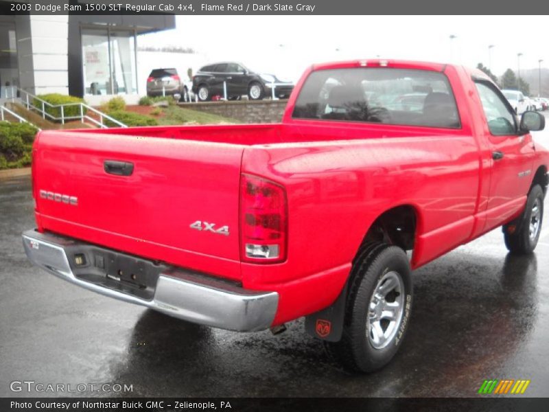 Flame Red / Dark Slate Gray 2003 Dodge Ram 1500 SLT Regular Cab 4x4