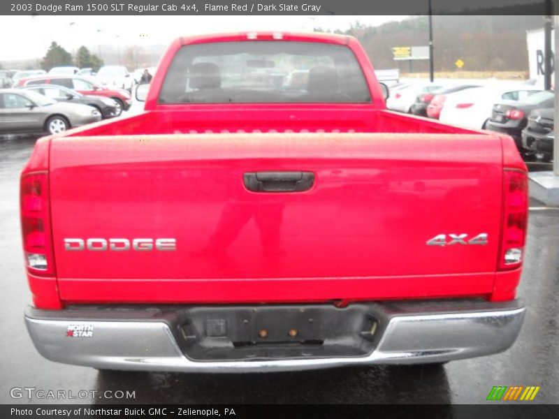Flame Red / Dark Slate Gray 2003 Dodge Ram 1500 SLT Regular Cab 4x4