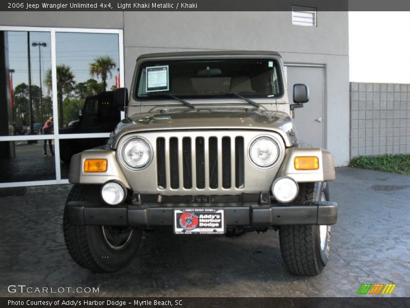 Light Khaki Metallic / Khaki 2006 Jeep Wrangler Unlimited 4x4