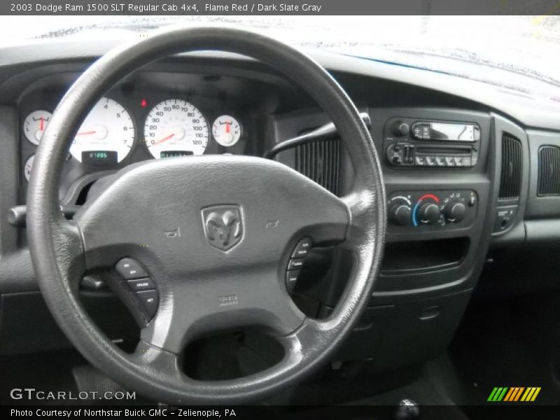 Flame Red / Dark Slate Gray 2003 Dodge Ram 1500 SLT Regular Cab 4x4