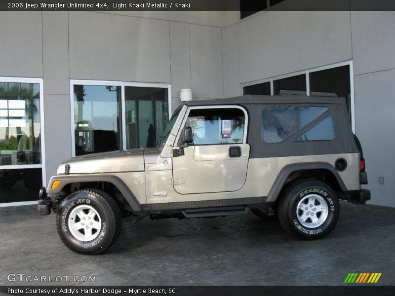 Light Khaki Metallic / Khaki 2006 Jeep Wrangler Unlimited 4x4