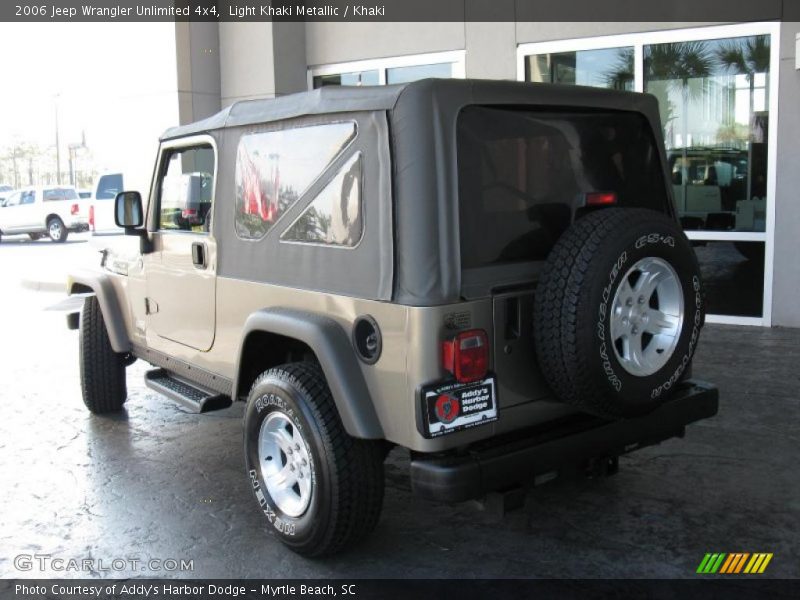 Light Khaki Metallic / Khaki 2006 Jeep Wrangler Unlimited 4x4