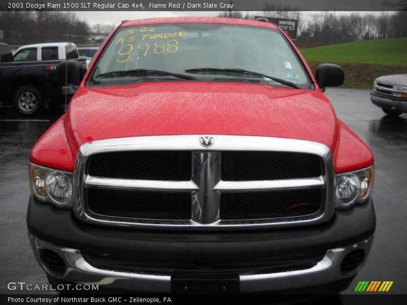 Flame Red / Dark Slate Gray 2003 Dodge Ram 1500 SLT Regular Cab 4x4