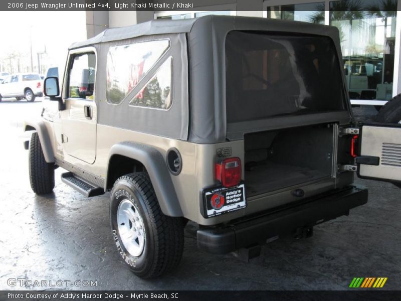 Light Khaki Metallic / Khaki 2006 Jeep Wrangler Unlimited 4x4