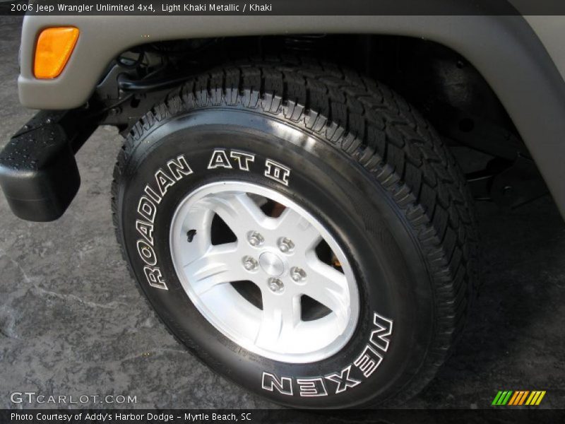 Light Khaki Metallic / Khaki 2006 Jeep Wrangler Unlimited 4x4