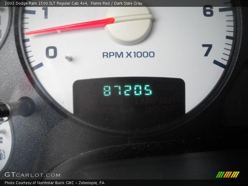 Flame Red / Dark Slate Gray 2003 Dodge Ram 1500 SLT Regular Cab 4x4