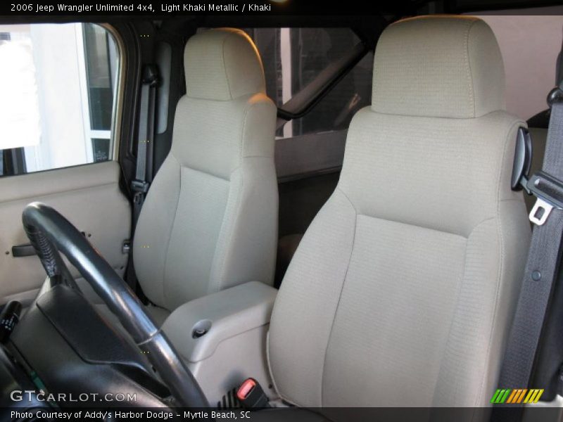 Light Khaki Metallic / Khaki 2006 Jeep Wrangler Unlimited 4x4