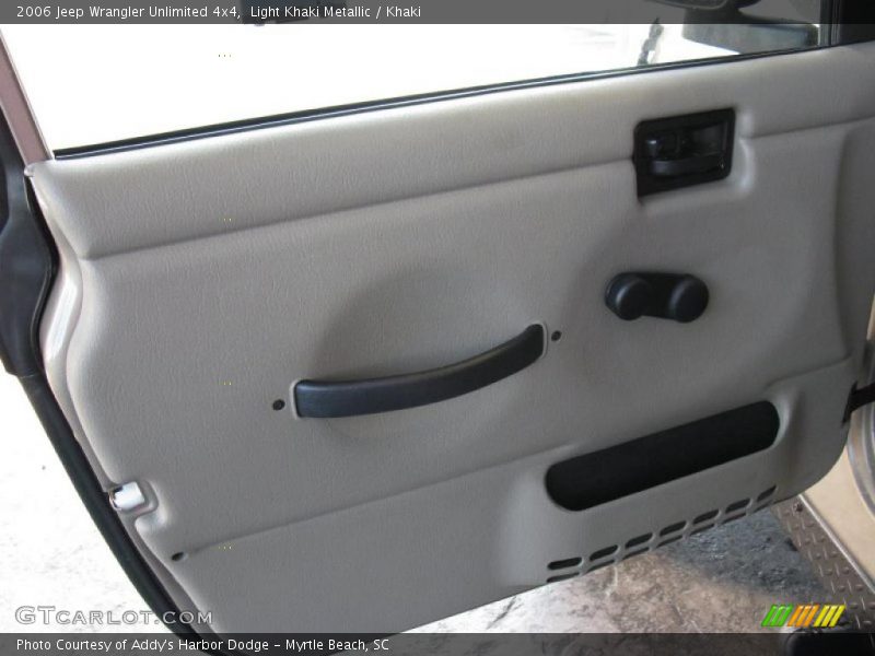Light Khaki Metallic / Khaki 2006 Jeep Wrangler Unlimited 4x4