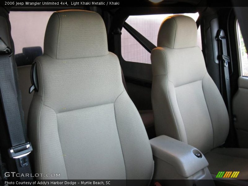 Light Khaki Metallic / Khaki 2006 Jeep Wrangler Unlimited 4x4